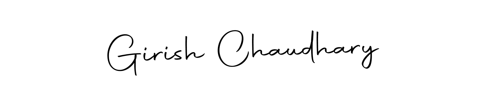 The best way (Autography-DOLnW) to make a short signature is to pick only two or three words in your name. The name Girish Chaudhary include a total of six letters. For converting this name. Girish Chaudhary signature style 10 images and pictures png