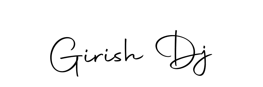Create a beautiful signature design for name Girish Dj. With this signature (Autography-DOLnW) fonts, you can make a handwritten signature for free. Girish Dj signature style 10 images and pictures png