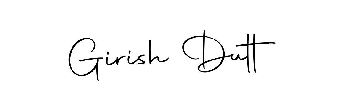 Also we have Girish Dutt name is the best signature style. Create professional handwritten signature collection using Autography-DOLnW autograph style. Girish Dutt signature style 10 images and pictures png