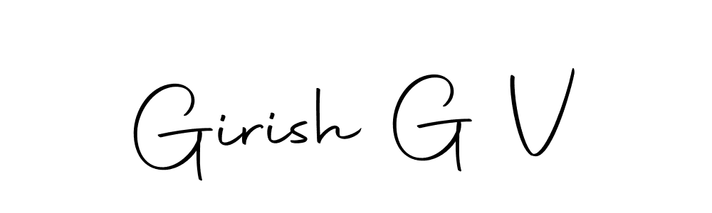How to make Girish G V signature? Autography-DOLnW is a professional autograph style. Create handwritten signature for Girish G V name. Girish G V signature style 10 images and pictures png