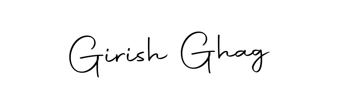 Create a beautiful signature design for name Girish Ghag. With this signature (Autography-DOLnW) fonts, you can make a handwritten signature for free. Girish Ghag signature style 10 images and pictures png
