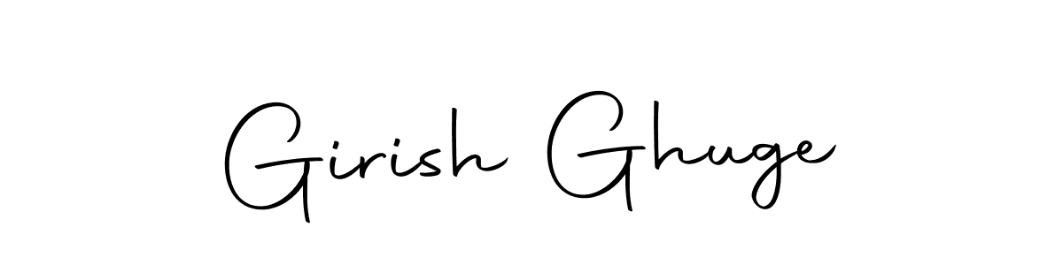 Make a beautiful signature design for name Girish Ghuge. With this signature (Autography-DOLnW) style, you can create a handwritten signature for free. Girish Ghuge signature style 10 images and pictures png