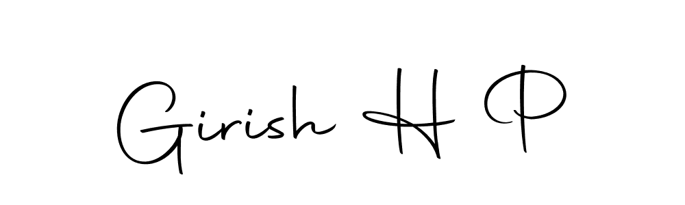 Make a beautiful signature design for name Girish H P. With this signature (Autography-DOLnW) style, you can create a handwritten signature for free. Girish H P signature style 10 images and pictures png