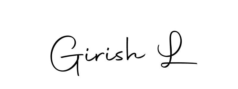 Girish L stylish signature style. Best Handwritten Sign (Autography-DOLnW) for my name. Handwritten Signature Collection Ideas for my name Girish L. Girish L signature style 10 images and pictures png
