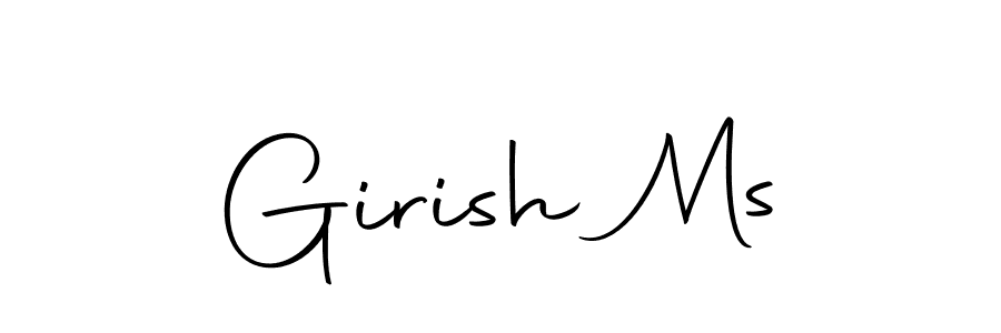 Make a short Girish Ms signature style. Manage your documents anywhere anytime using Autography-DOLnW. Create and add eSignatures, submit forms, share and send files easily. Girish Ms signature style 10 images and pictures png