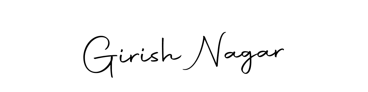 Similarly Autography-DOLnW is the best handwritten signature design. Signature creator online .You can use it as an online autograph creator for name Girish Nagar. Girish Nagar signature style 10 images and pictures png