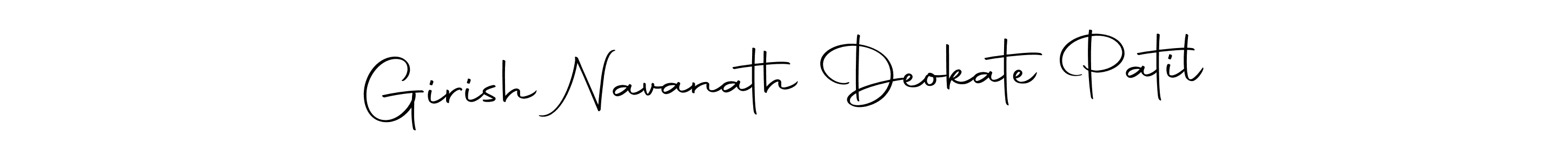 How to make Girish Navanath Deokate Patil signature? Autography-DOLnW is a professional autograph style. Create handwritten signature for Girish Navanath Deokate Patil name. Girish Navanath Deokate Patil signature style 10 images and pictures png
