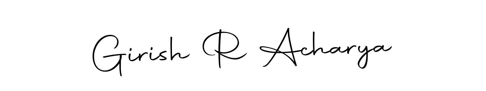 Use a signature maker to create a handwritten signature online. With this signature software, you can design (Autography-DOLnW) your own signature for name Girish R Acharya. Girish R Acharya signature style 10 images and pictures png