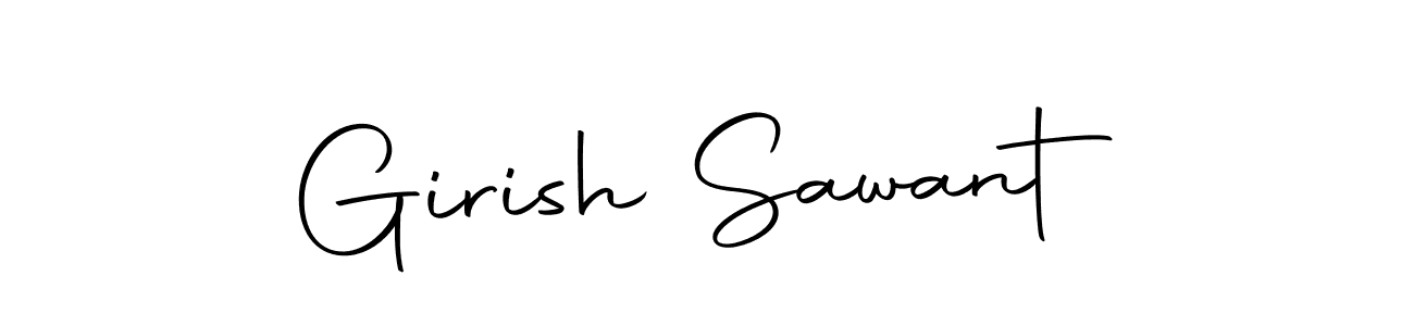 if you are searching for the best signature style for your name Girish Sawant. so please give up your signature search. here we have designed multiple signature styles  using Autography-DOLnW. Girish Sawant signature style 10 images and pictures png