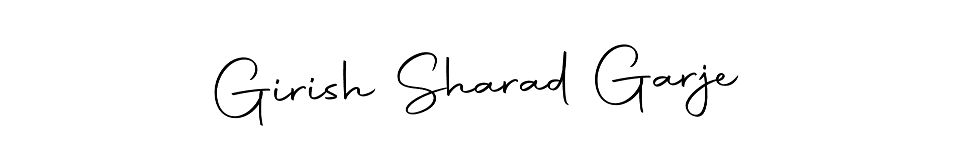 Also we have Girish Sharad Garje name is the best signature style. Create professional handwritten signature collection using Autography-DOLnW autograph style. Girish Sharad Garje signature style 10 images and pictures png