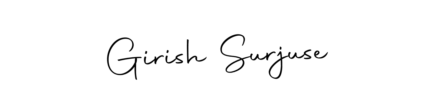 You should practise on your own different ways (Autography-DOLnW) to write your name (Girish Surjuse) in signature. don't let someone else do it for you. Girish Surjuse signature style 10 images and pictures png
