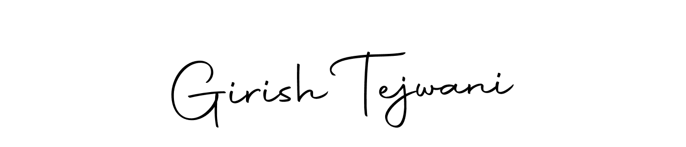 Create a beautiful signature design for name Girish Tejwani. With this signature (Autography-DOLnW) fonts, you can make a handwritten signature for free. Girish Tejwani signature style 10 images and pictures png