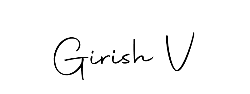 Similarly Autography-DOLnW is the best handwritten signature design. Signature creator online .You can use it as an online autograph creator for name Girish V. Girish V signature style 10 images and pictures png