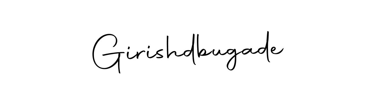The best way (Autography-DOLnW) to make a short signature is to pick only two or three words in your name. The name Girishdbugade include a total of six letters. For converting this name. Girishdbugade signature style 10 images and pictures png