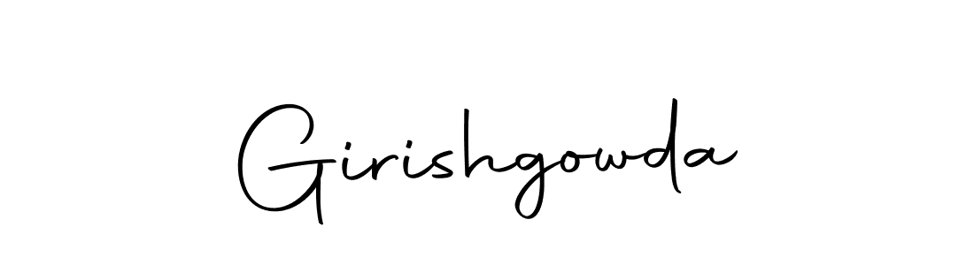 Make a beautiful signature design for name Girishgowda. Use this online signature maker to create a handwritten signature for free. Girishgowda signature style 10 images and pictures png