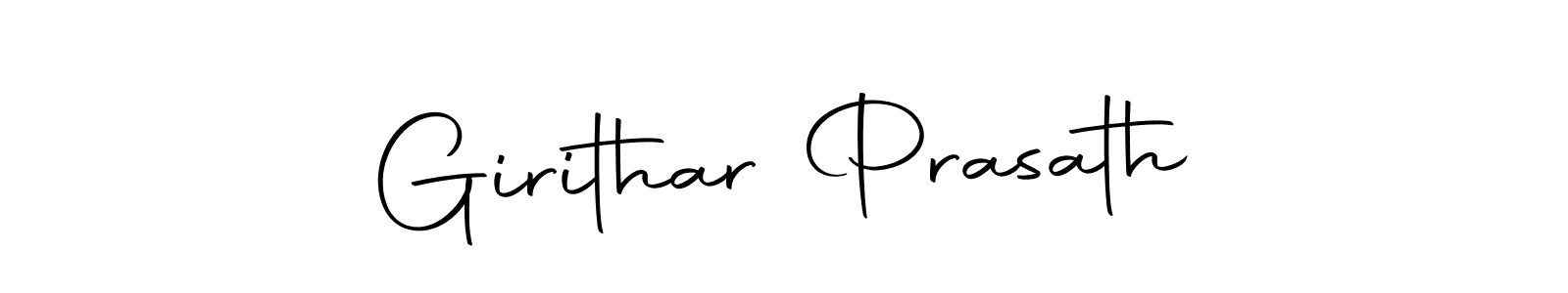 Create a beautiful signature design for name Girithar Prasath. With this signature (Autography-DOLnW) fonts, you can make a handwritten signature for free. Girithar Prasath signature style 10 images and pictures png