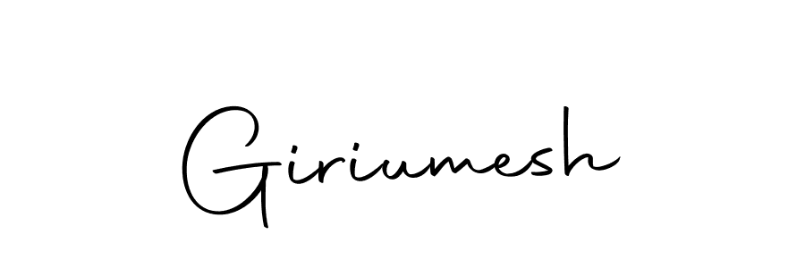 The best way (Autography-DOLnW) to make a short signature is to pick only two or three words in your name. The name Giriumesh include a total of six letters. For converting this name. Giriumesh signature style 10 images and pictures png