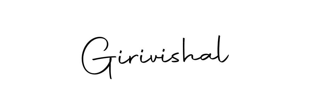 The best way (Autography-DOLnW) to make a short signature is to pick only two or three words in your name. The name Girivishal include a total of six letters. For converting this name. Girivishal signature style 10 images and pictures png