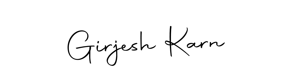 How to Draw Girjesh Karn signature style? Autography-DOLnW is a latest design signature styles for name Girjesh Karn. Girjesh Karn signature style 10 images and pictures png