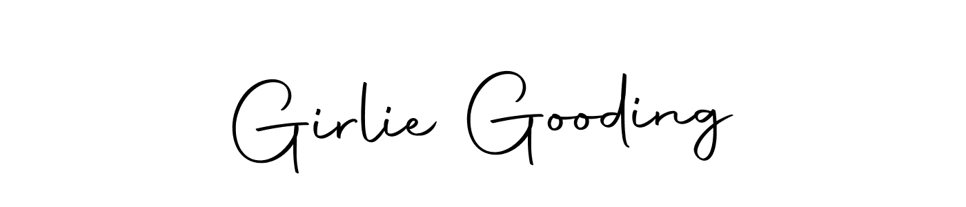 Make a beautiful signature design for name Girlie Gooding. With this signature (Autography-DOLnW) style, you can create a handwritten signature for free. Girlie Gooding signature style 10 images and pictures png