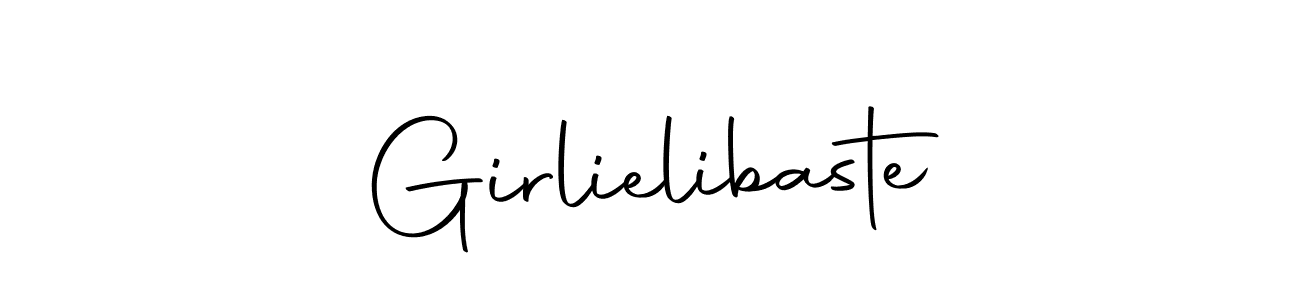 Girlielibaste stylish signature style. Best Handwritten Sign (Autography-DOLnW) for my name. Handwritten Signature Collection Ideas for my name Girlielibaste. Girlielibaste signature style 10 images and pictures png