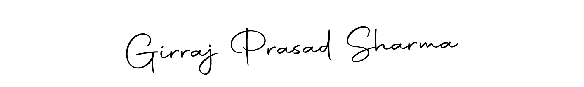 Use a signature maker to create a handwritten signature online. With this signature software, you can design (Autography-DOLnW) your own signature for name Girraj Prasad Sharma. Girraj Prasad Sharma signature style 10 images and pictures png