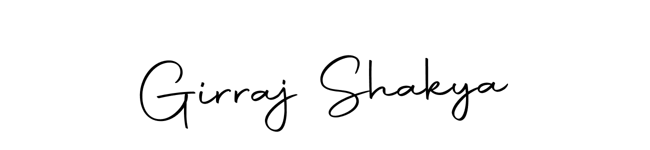 Girraj Shakya stylish signature style. Best Handwritten Sign (Autography-DOLnW) for my name. Handwritten Signature Collection Ideas for my name Girraj Shakya. Girraj Shakya signature style 10 images and pictures png