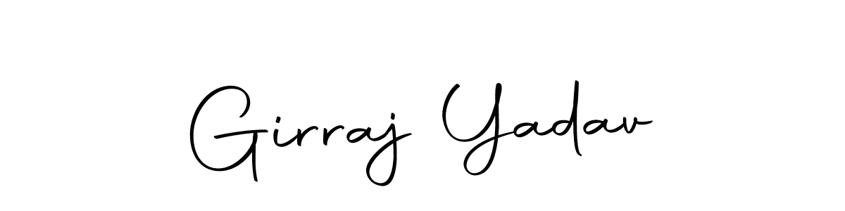 How to make Girraj Yadav name signature. Use Autography-DOLnW style for creating short signs online. This is the latest handwritten sign. Girraj Yadav signature style 10 images and pictures png