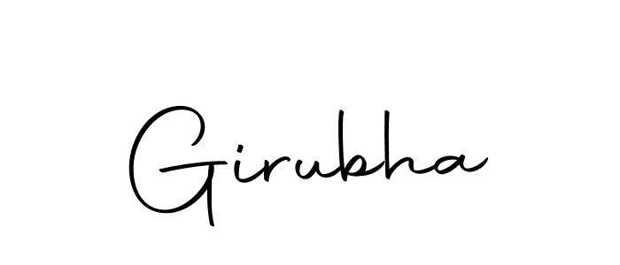 How to make Girubha signature? Autography-DOLnW is a professional autograph style. Create handwritten signature for Girubha name. Girubha signature style 10 images and pictures png