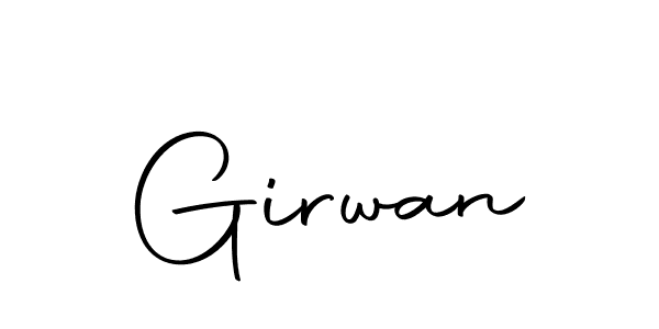 Girwan stylish signature style. Best Handwritten Sign (Autography-DOLnW) for my name. Handwritten Signature Collection Ideas for my name Girwan. Girwan signature style 10 images and pictures png