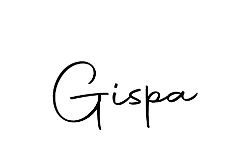 How to make Gispa signature? Autography-DOLnW is a professional autograph style. Create handwritten signature for Gispa name. Gispa signature style 10 images and pictures png