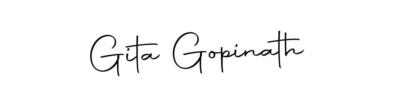 Once you've used our free online signature maker to create your best signature Autography-DOLnW style, it's time to enjoy all of the benefits that Gita Gopinath name signing documents. Gita Gopinath signature style 10 images and pictures png