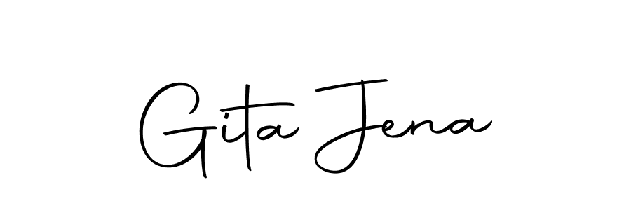 The best way (Autography-DOLnW) to make a short signature is to pick only two or three words in your name. The name Gita Jena include a total of six letters. For converting this name. Gita Jena signature style 10 images and pictures png