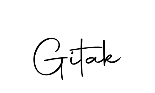 How to Draw Gitak signature style? Autography-DOLnW is a latest design signature styles for name Gitak. Gitak signature style 10 images and pictures png