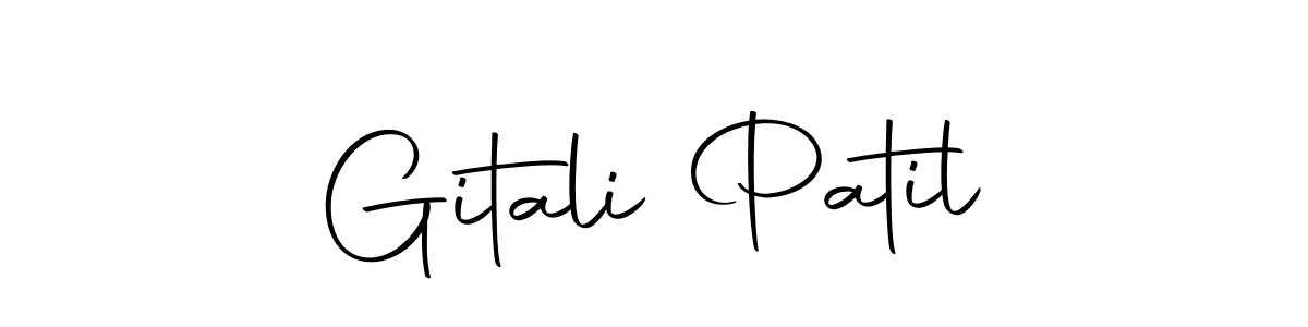 Use a signature maker to create a handwritten signature online. With this signature software, you can design (Autography-DOLnW) your own signature for name Gitali Patil. Gitali Patil signature style 10 images and pictures png