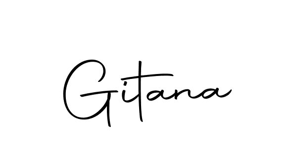 You should practise on your own different ways (Autography-DOLnW) to write your name (Gitana) in signature. don't let someone else do it for you. Gitana signature style 10 images and pictures png
