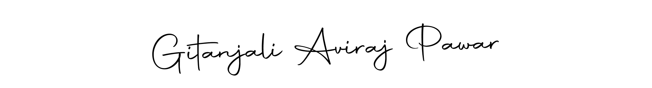 Create a beautiful signature design for name Gitanjali Aviraj Pawar. With this signature (Autography-DOLnW) fonts, you can make a handwritten signature for free. Gitanjali Aviraj Pawar signature style 10 images and pictures png