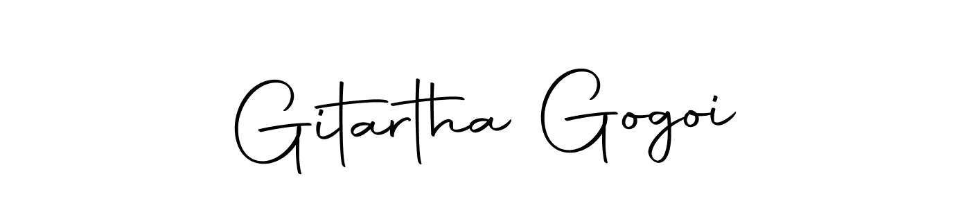 Create a beautiful signature design for name Gitartha Gogoi. With this signature (Autography-DOLnW) fonts, you can make a handwritten signature for free. Gitartha Gogoi signature style 10 images and pictures png