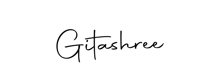 Make a beautiful signature design for name Gitashree. Use this online signature maker to create a handwritten signature for free. Gitashree signature style 10 images and pictures png