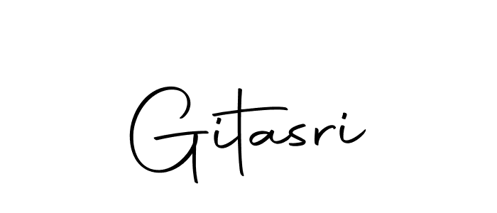 Make a beautiful signature design for name Gitasri. With this signature (Autography-DOLnW) style, you can create a handwritten signature for free. Gitasri signature style 10 images and pictures png
