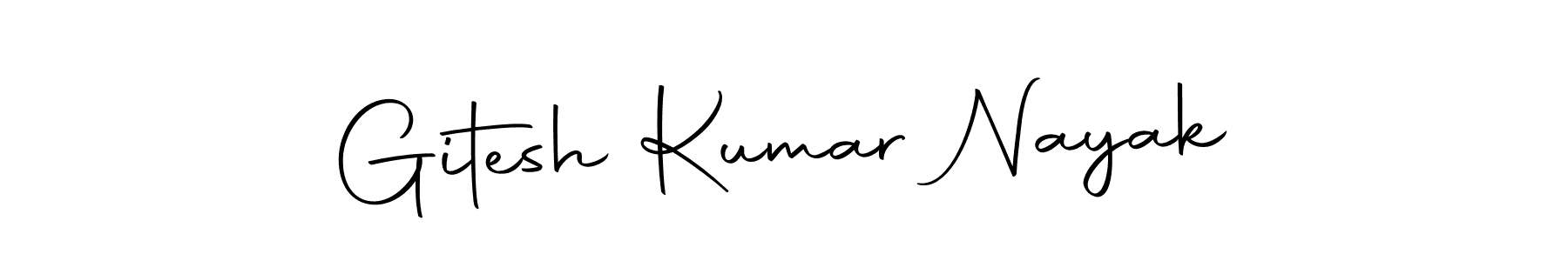 How to make Gitesh Kumar Nayak signature? Autography-DOLnW is a professional autograph style. Create handwritten signature for Gitesh Kumar Nayak name. Gitesh Kumar Nayak signature style 10 images and pictures png