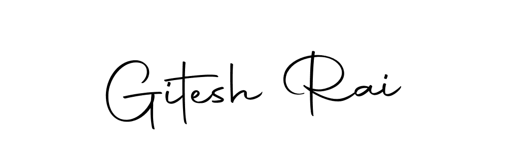 if you are searching for the best signature style for your name Gitesh Rai. so please give up your signature search. here we have designed multiple signature styles  using Autography-DOLnW. Gitesh Rai signature style 10 images and pictures png