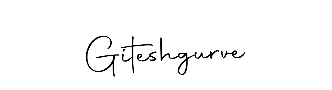 The best way (Autography-DOLnW) to make a short signature is to pick only two or three words in your name. The name Giteshgurve include a total of six letters. For converting this name. Giteshgurve signature style 10 images and pictures png