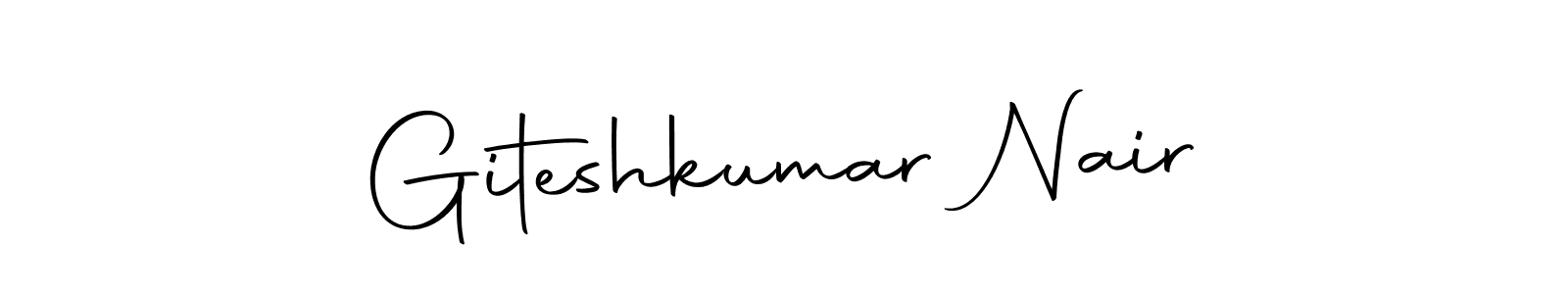 How to Draw Giteshkumar Nair signature style? Autography-DOLnW is a latest design signature styles for name Giteshkumar Nair. Giteshkumar Nair signature style 10 images and pictures png