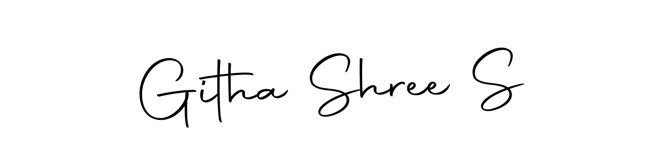 Design your own signature with our free online signature maker. With this signature software, you can create a handwritten (Autography-DOLnW) signature for name Githa Shree S. Githa Shree S signature style 10 images and pictures png