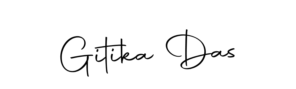 The best way (Autography-DOLnW) to make a short signature is to pick only two or three words in your name. The name Gitika Das include a total of six letters. For converting this name. Gitika Das signature style 10 images and pictures png