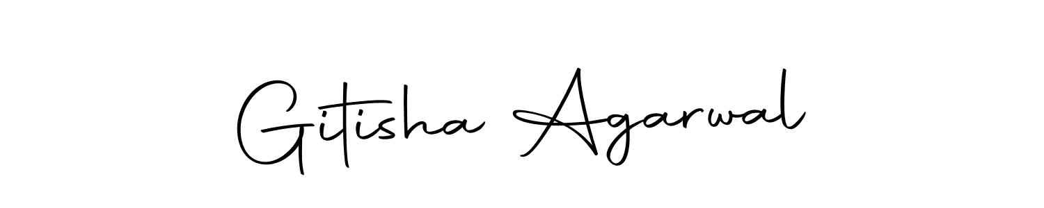 Make a beautiful signature design for name Gitisha Agarwal. Use this online signature maker to create a handwritten signature for free. Gitisha Agarwal signature style 10 images and pictures png