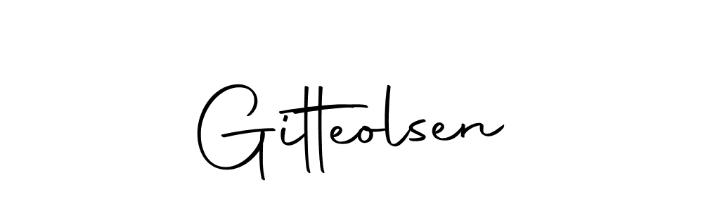 Best and Professional Signature Style for Gitteolsen. Autography-DOLnW Best Signature Style Collection. Gitteolsen signature style 10 images and pictures png