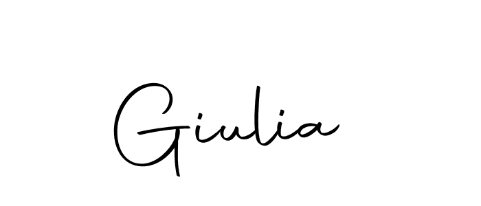 Create a beautiful signature design for name Giulia . With this signature (Autography-DOLnW) fonts, you can make a handwritten signature for free. Giulia  signature style 10 images and pictures png