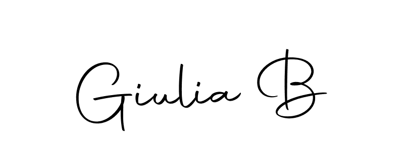 You can use this online signature creator to create a handwritten signature for the name Giulia B. This is the best online autograph maker. Giulia B signature style 10 images and pictures png